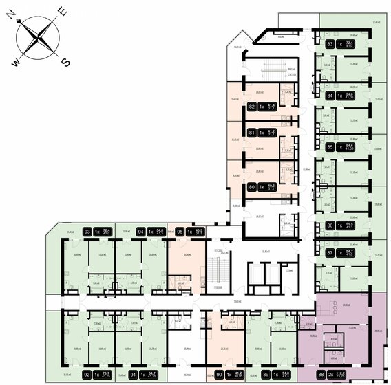 41,4 м², 1-комнатная квартира 12 824 700 ₽ - изображение 9