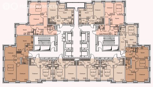 Квартира 74,2 м², 2-комнатная - изображение 2