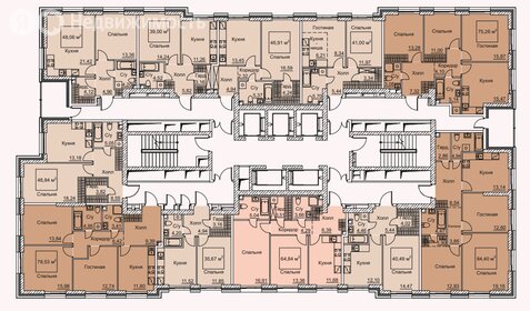 Квартира 41 м², 1-комнатная - изображение 2