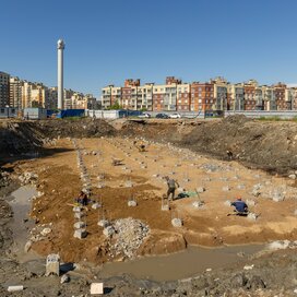 Ход строительства в ЖК «Юнтолово» за Июль — Сентябрь 2024 года, 2