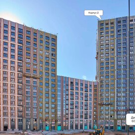 Ход строительства в ЖК «Квартал Румянцево» за Апрель — Июнь 2025 года, 4