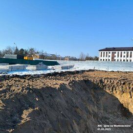 Ход строительства в ЖК «Дом на Маяковского» за Январь — Март 2025 года, 5