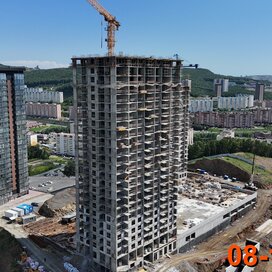 Ход строительства в Снежном парке за Июль — Сентябрь 2025 года, 6