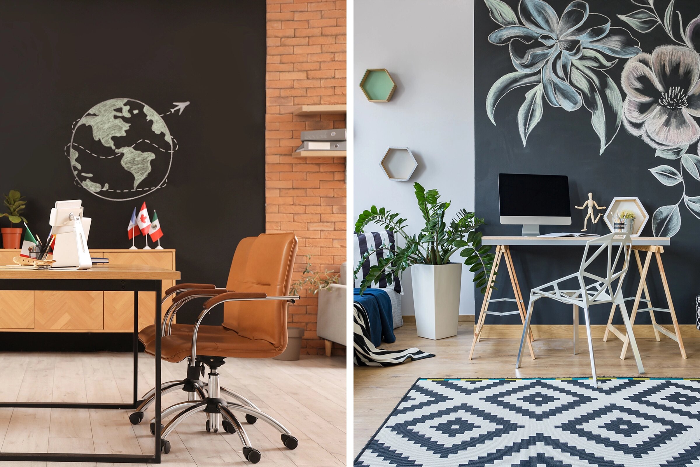 Что такое грифельная стена и как с её помощью улучшить интерьер