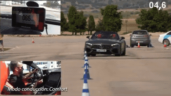 Новейший Mercedes-AMG SL 63 на лосином тесте оказался хуже Ford Focus
