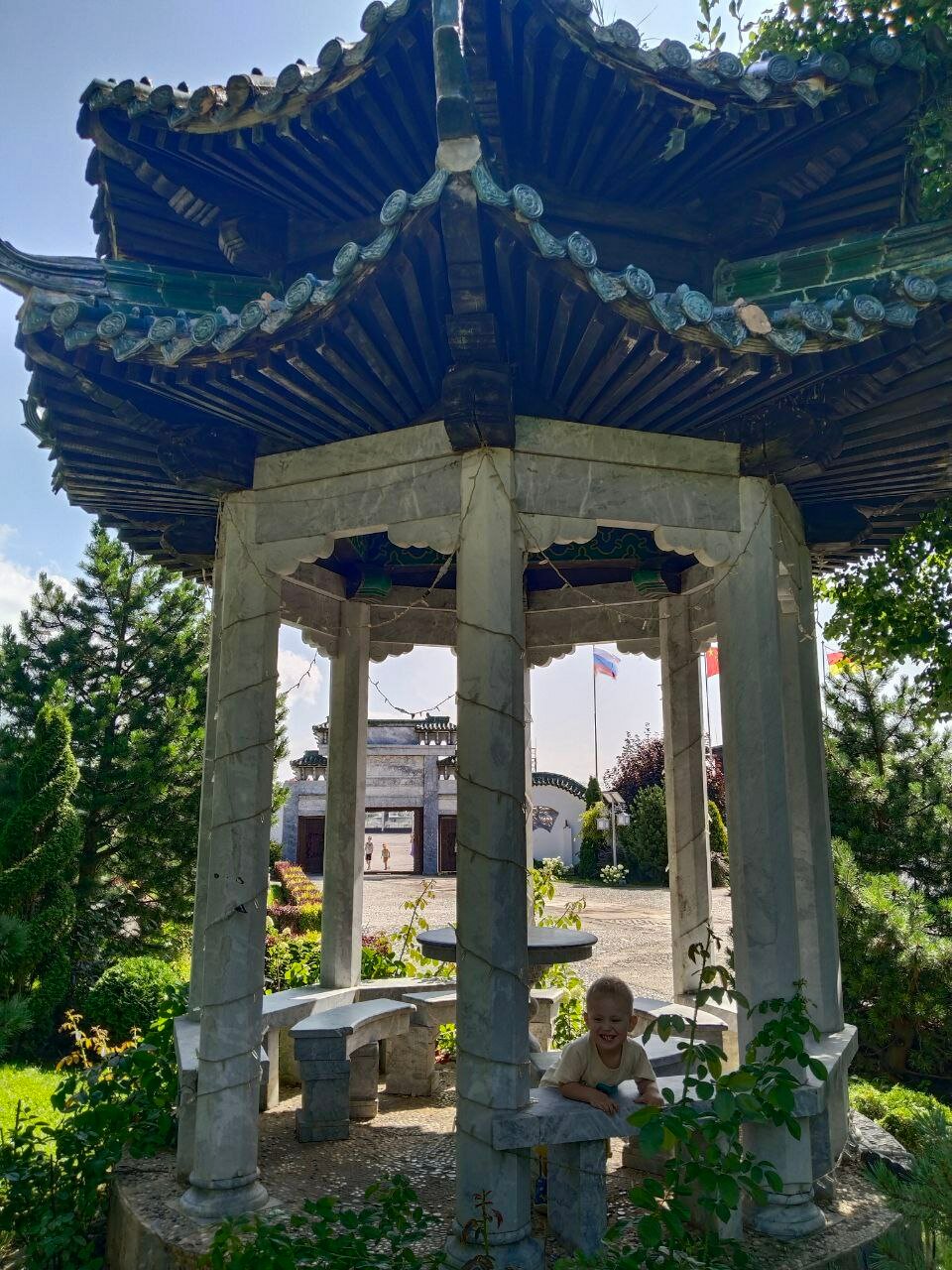 Беседки на территории отеля





