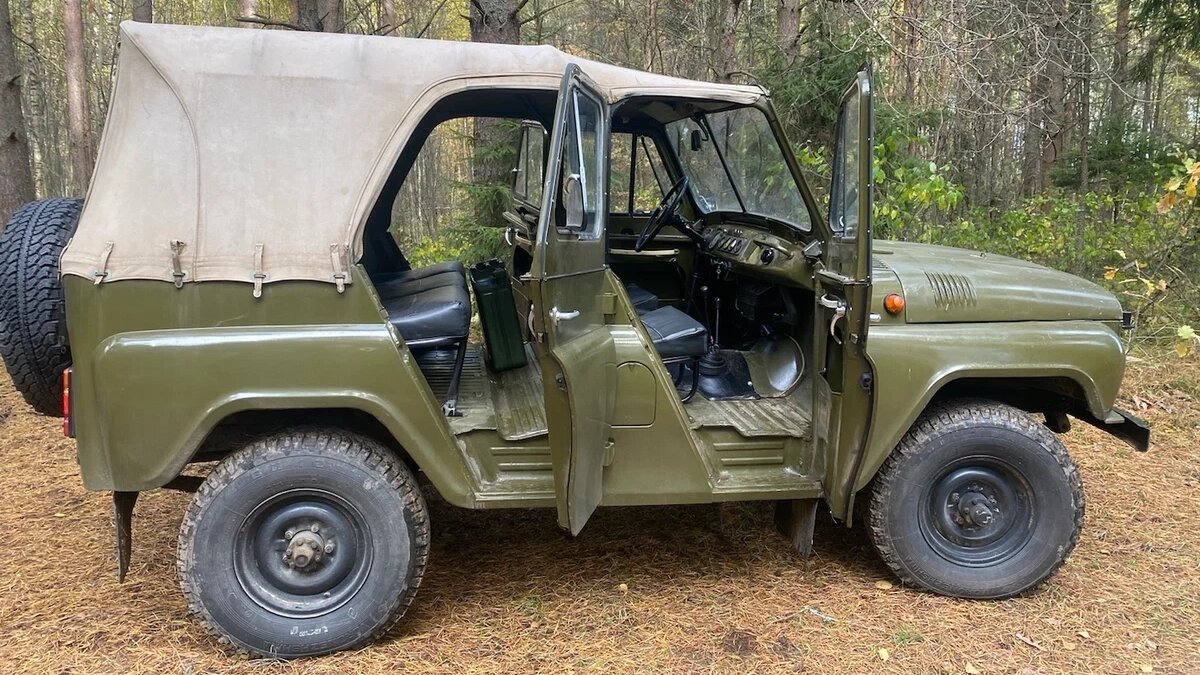 Военный УАЗ после 37-летней консервации продают на Авто.ру