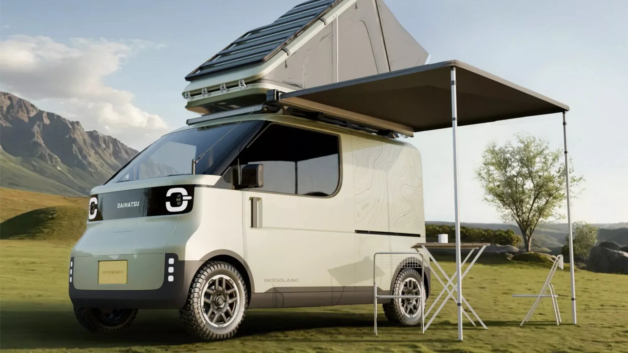 Daihatsu представила микрофургон для путешествий и работы в доставке