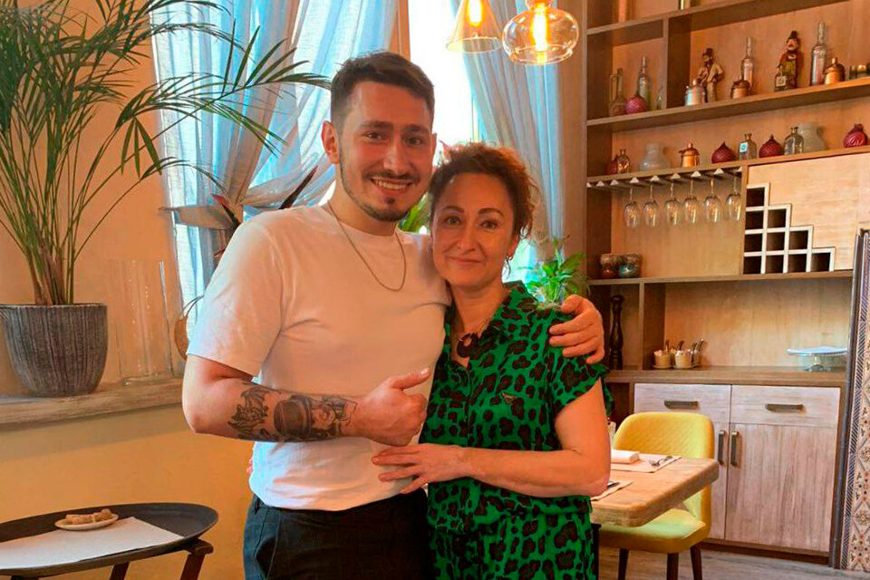 Александр Прыткин с мамой