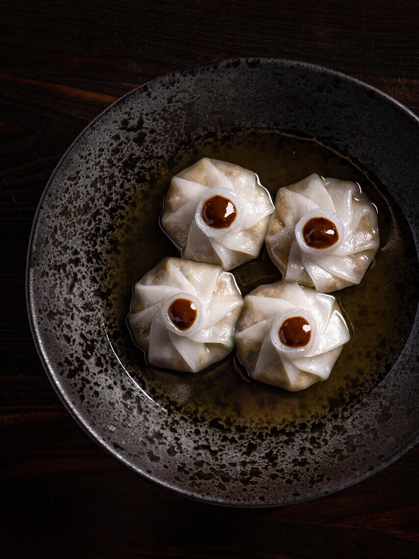 Дамплинги с уткой