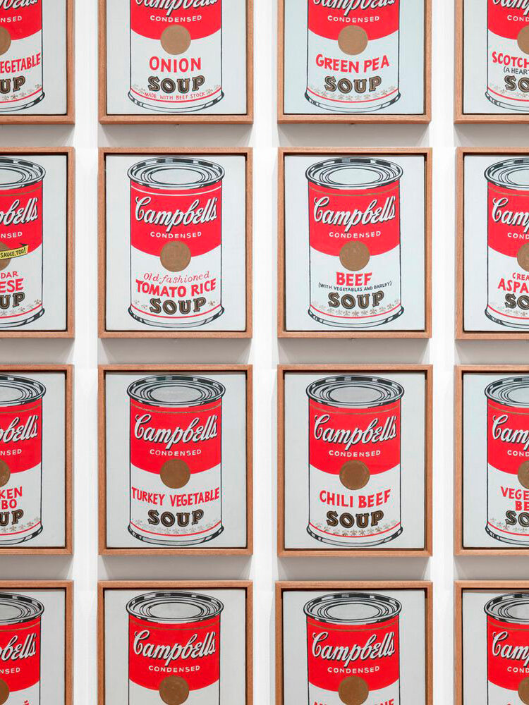 Энди Уорхол, «Банки с супом “Кэмпбелл”»