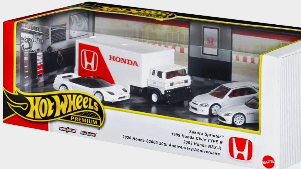 Фирма Hot Wheels выпустила набор машинок для фанатов марки Honda