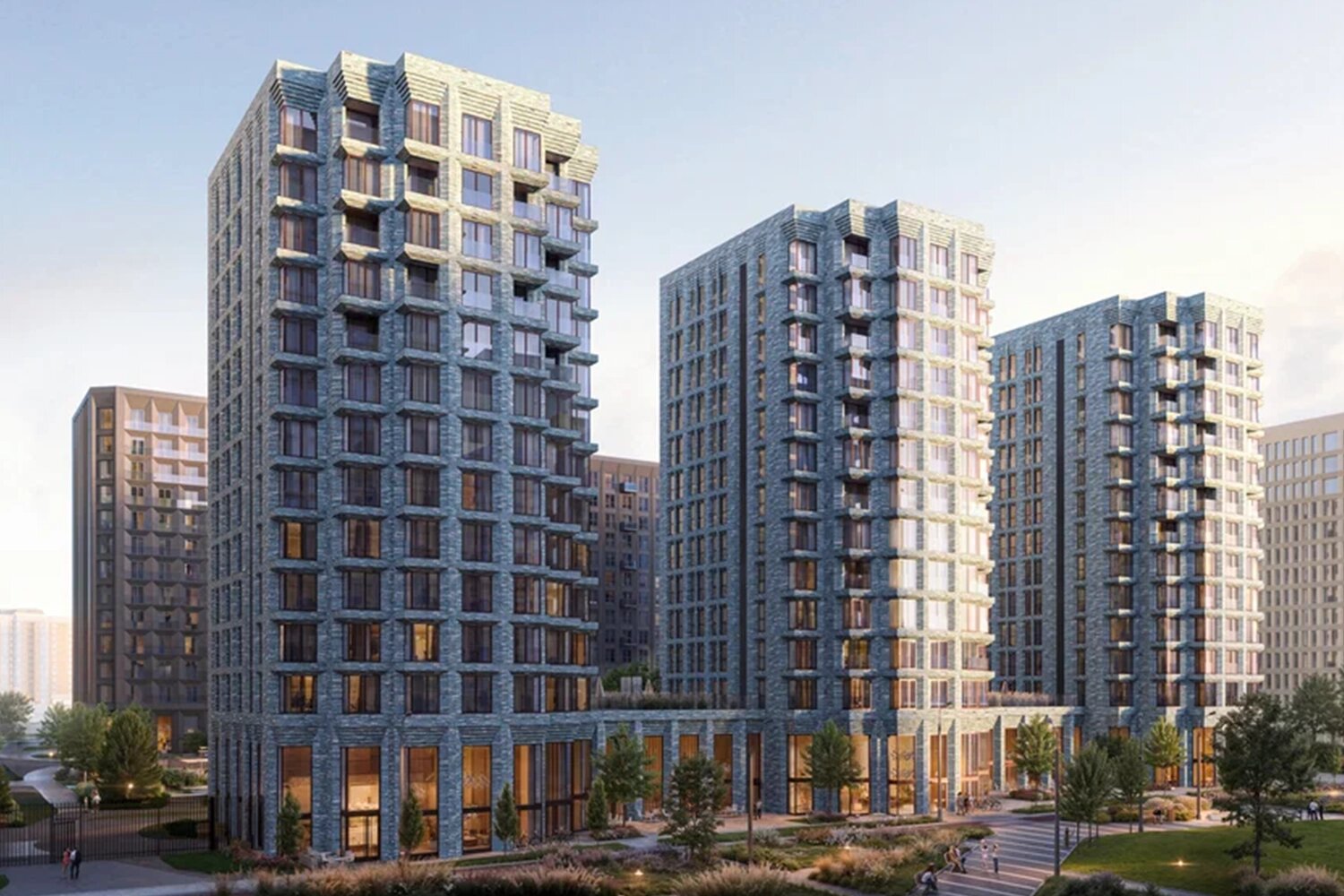 Обзор ЖК «Среда на Лобачевского» в Москве: гранд-лобби с библиотекой и ландшафтный парк