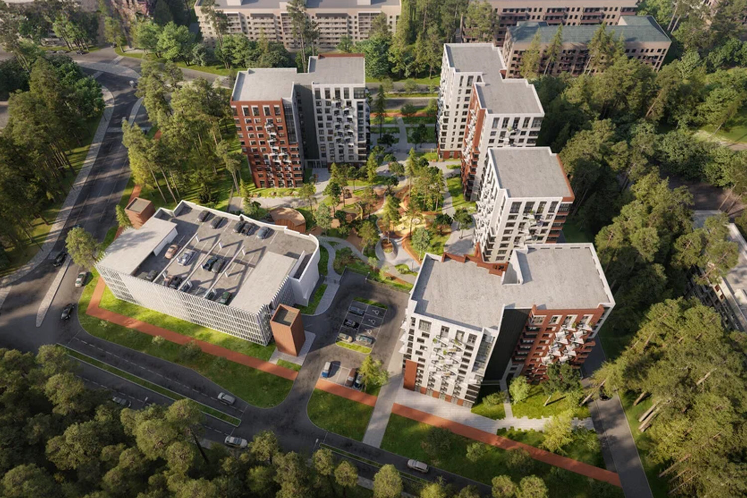 Квартиры с видом на лес: подробный обзор ЖК «Veren Nort Сертолово» в Ленинградской области