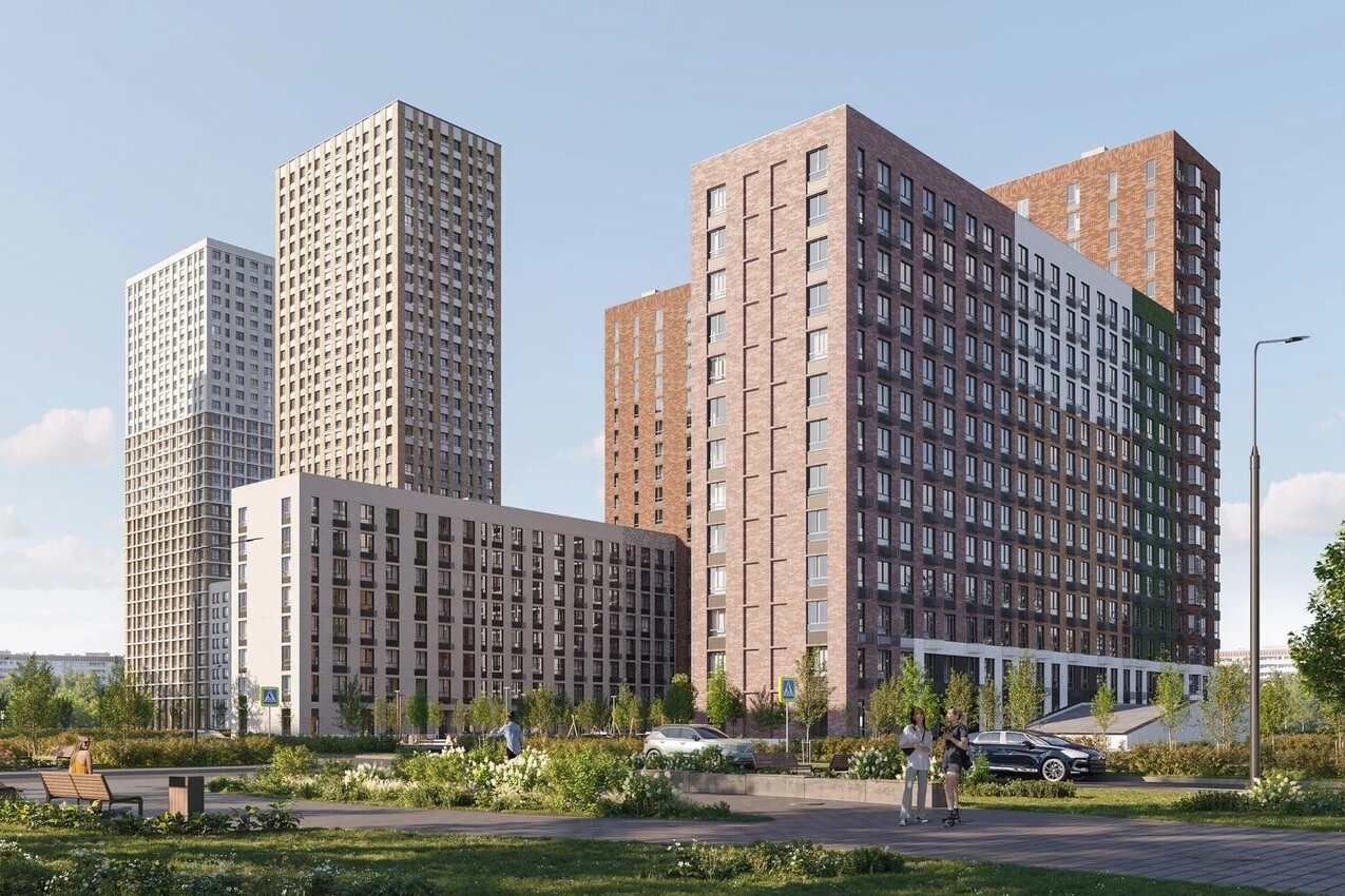 Детские сады, школа и много парковок: подробный обзор ЖК «Квартал Домашний» в Москве