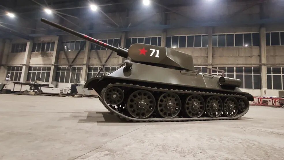 На Авто.ру продают модель танка Т-34 — на ней можно ездить