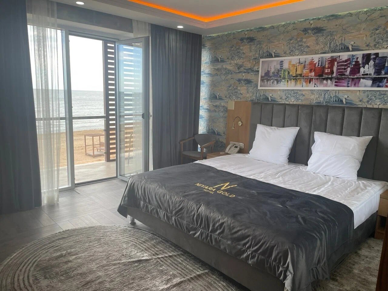 Номер «Делюкс с видом на море», 33 м2.