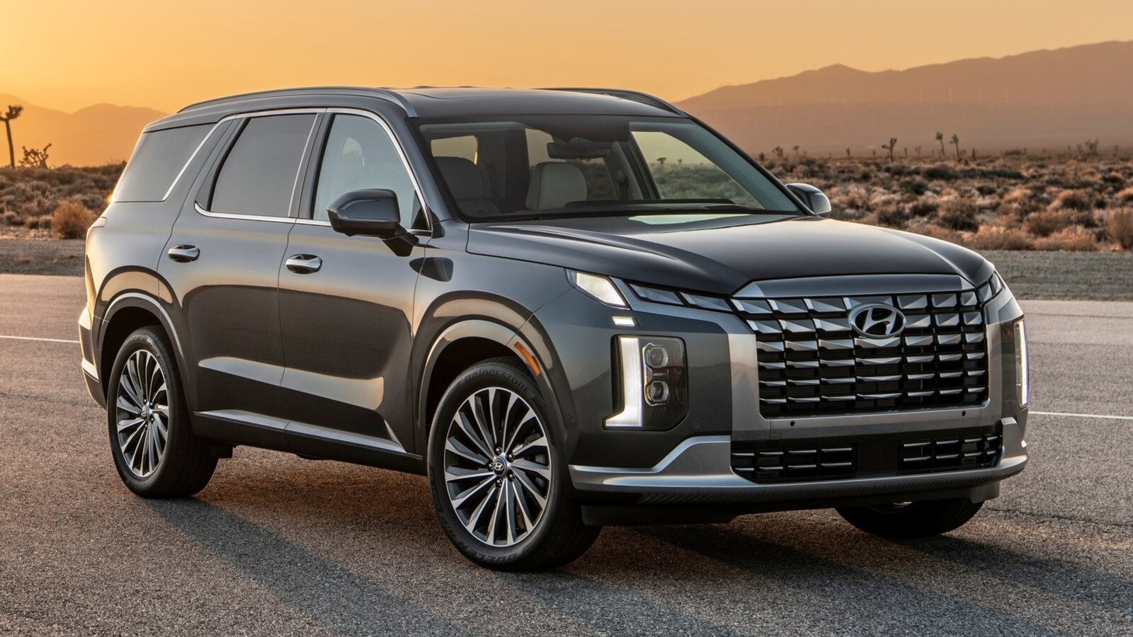 Рассекречен обновлённый Hyundai Palisade с новой передней частью и