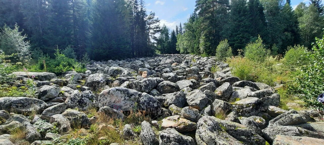 Курум — большие скопления горных пород в виде глыб.