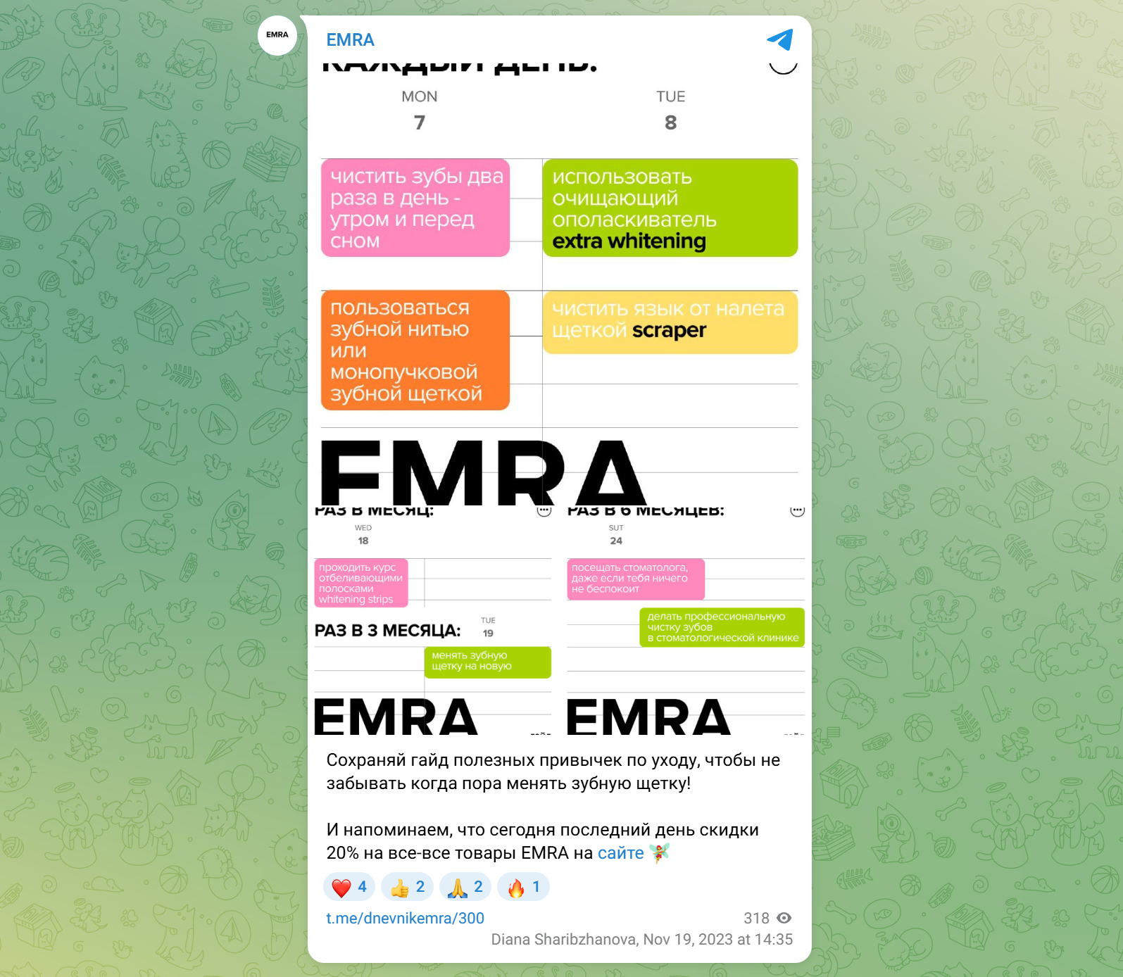 EMRA поделился списком полезных привычек, которые помогают поддерживать здоровье зубов и сократить количество визитов к стоматологу
