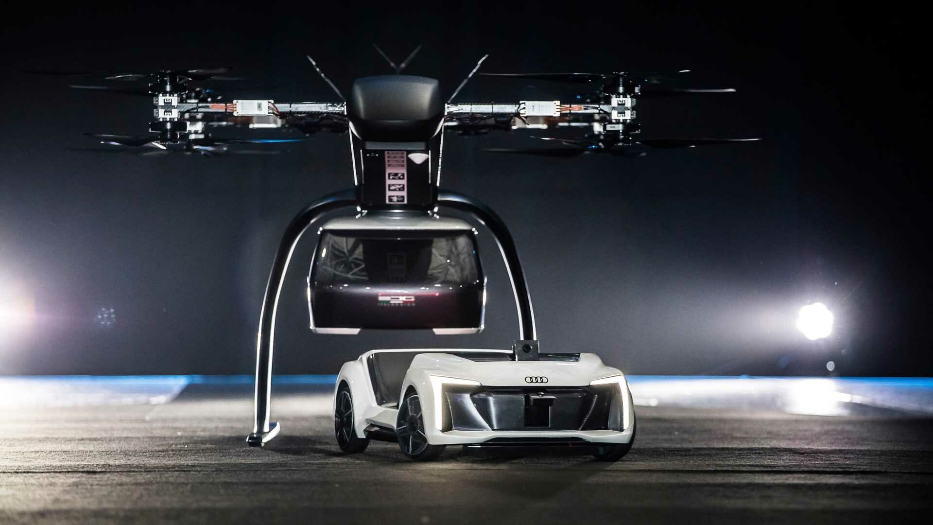 Компания Audi испытала летающее такси. Точнее, его масштабную модель