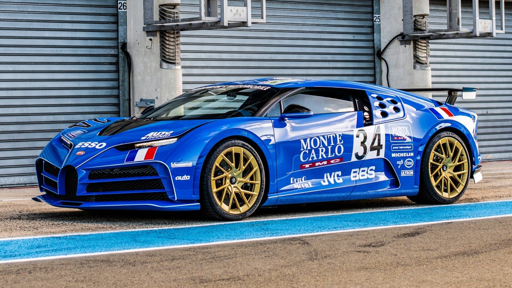 Один из 10 существующих Bugatti Centodieci примерил гоночную ливрею из «24 часов Ле-Мана» 