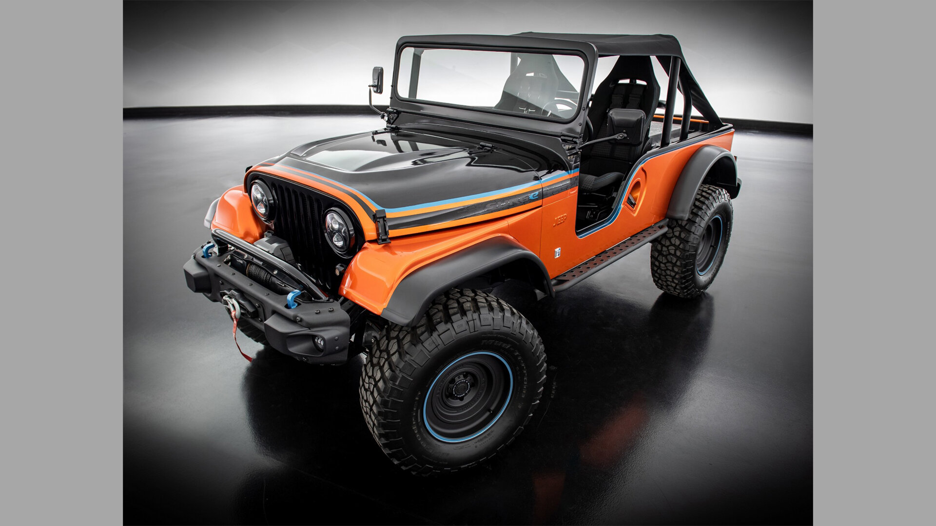 Jeep представил ретровнедорожник с электромотором для SEMA