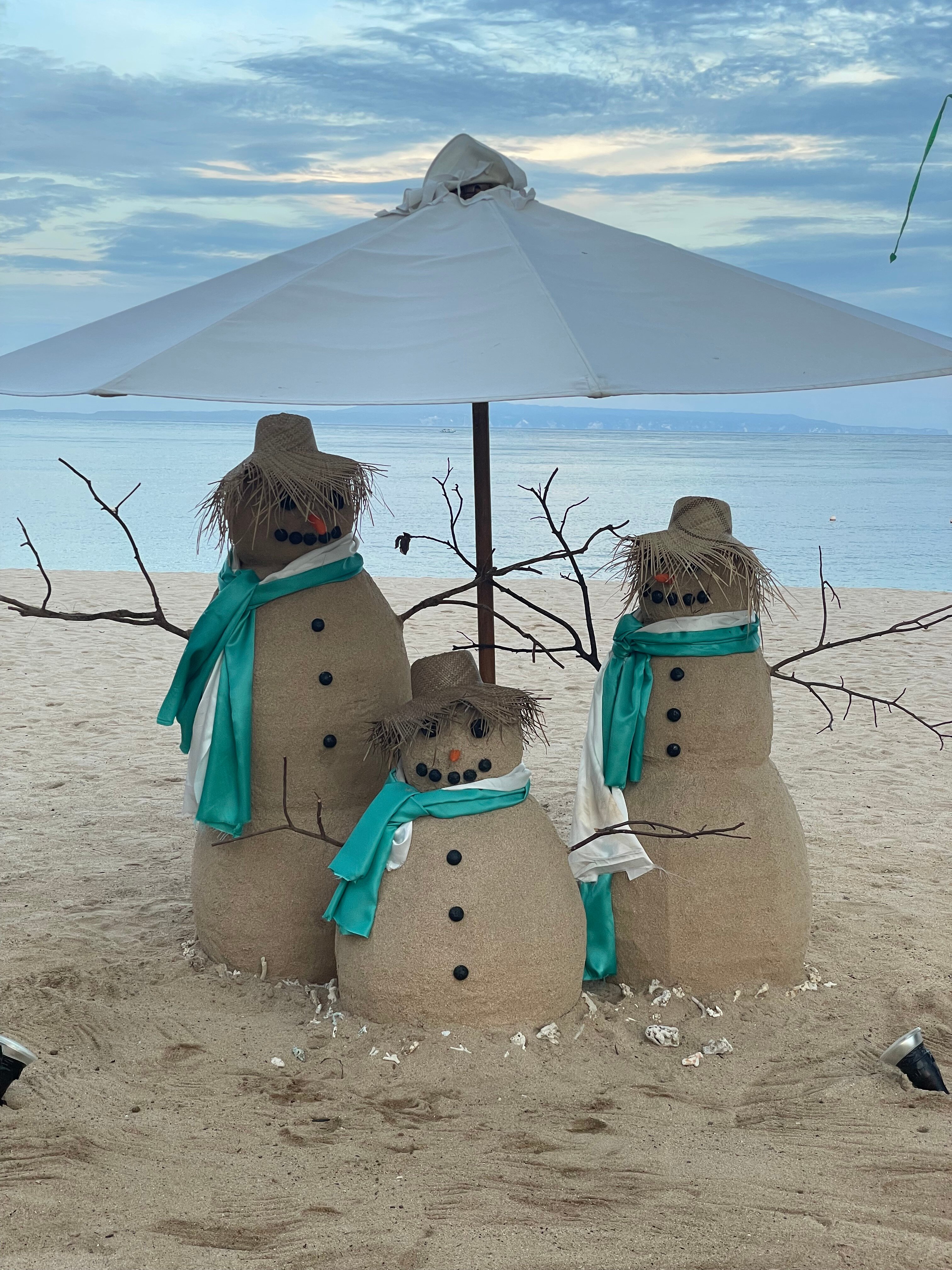 Местные «снеговики».