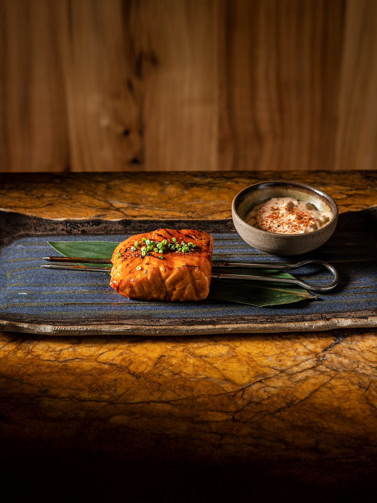 Kushiaki salmon