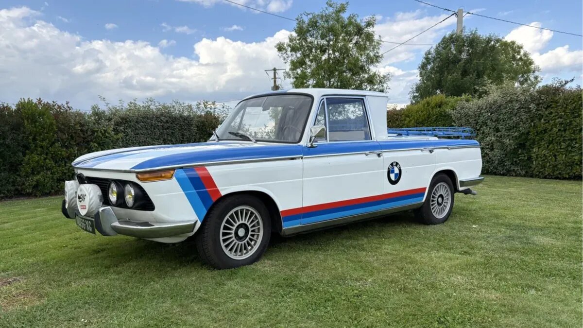 С молотка уйдёт редчайший пикап BMW 1800 TI 1965 года