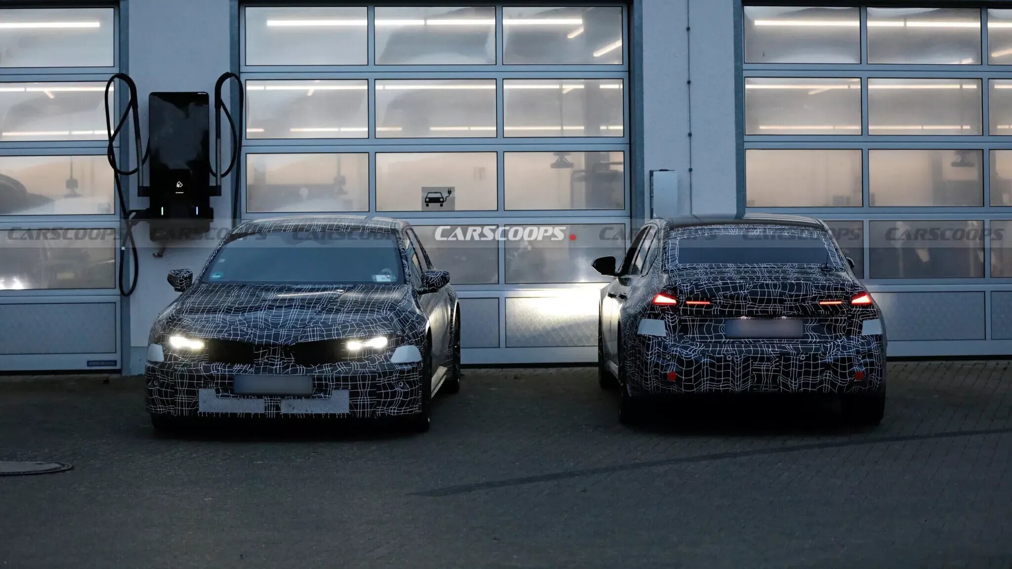 Новый BMW 3 серии вывели на испытания вместе с батарейным i3