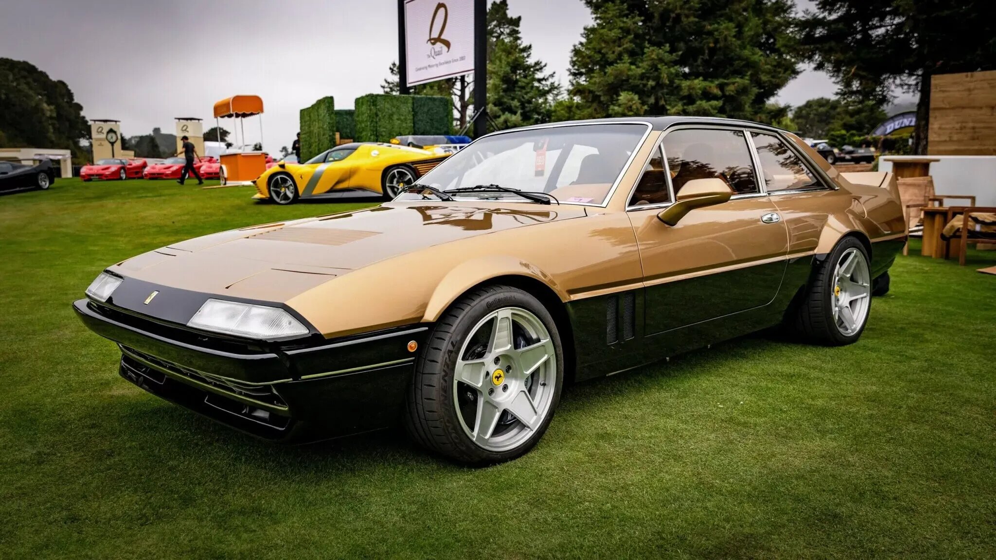 Старая Ferrari 412 стала крутым рестомодом с мощным V12