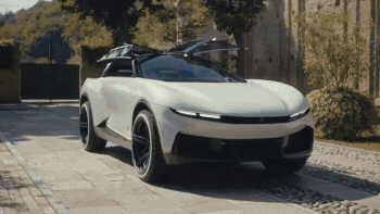 Pininfarina показала концептуальный кроссовер Pura с открывающейся крышей