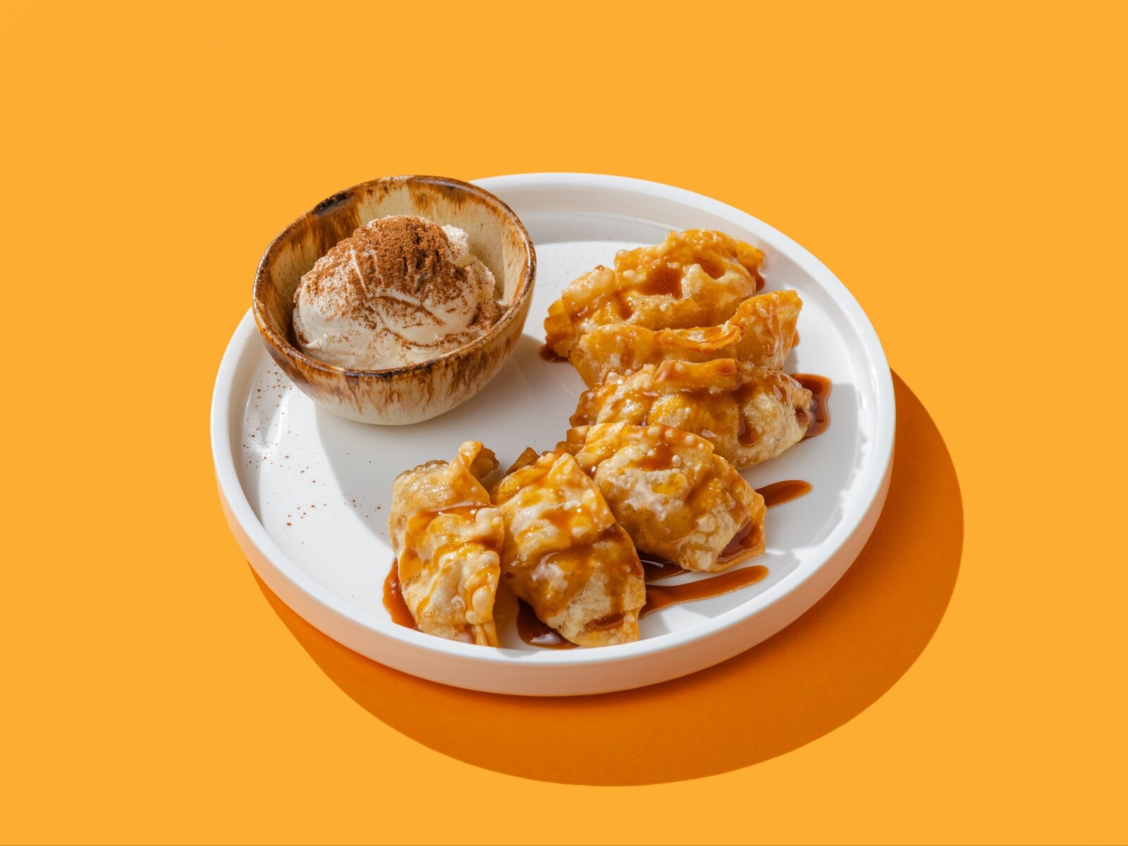 Гёдза с яблоком