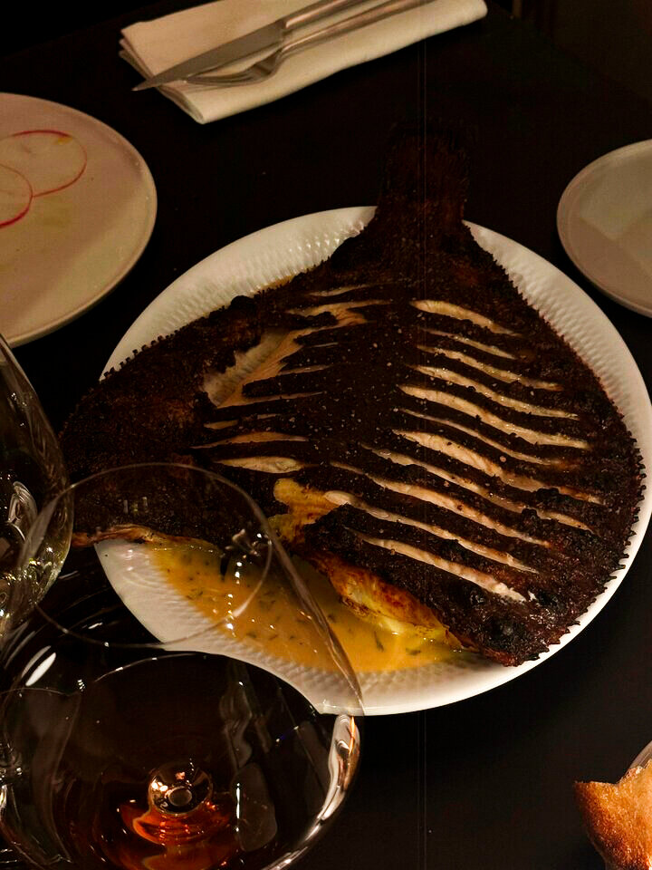 Камбала из печи