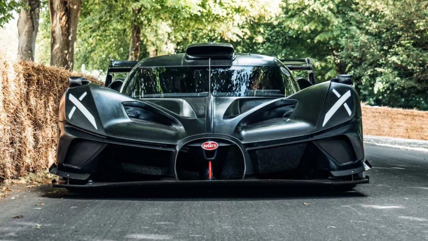 Гиперкар Bugatti Bolide дебютировал на Фестивале скорости в Гудвуде