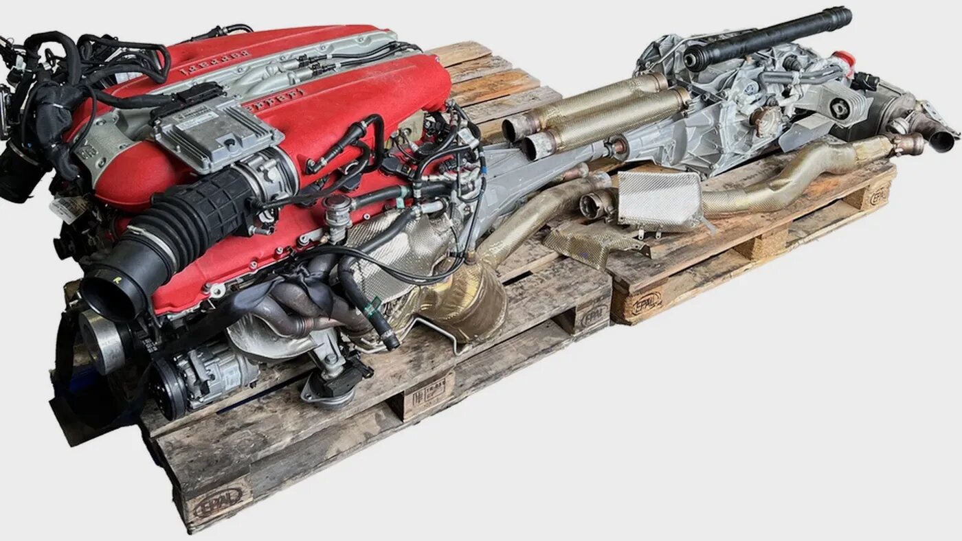 На eBay продают ДВС и коробку передач Ferrari по цене нового Tank 500