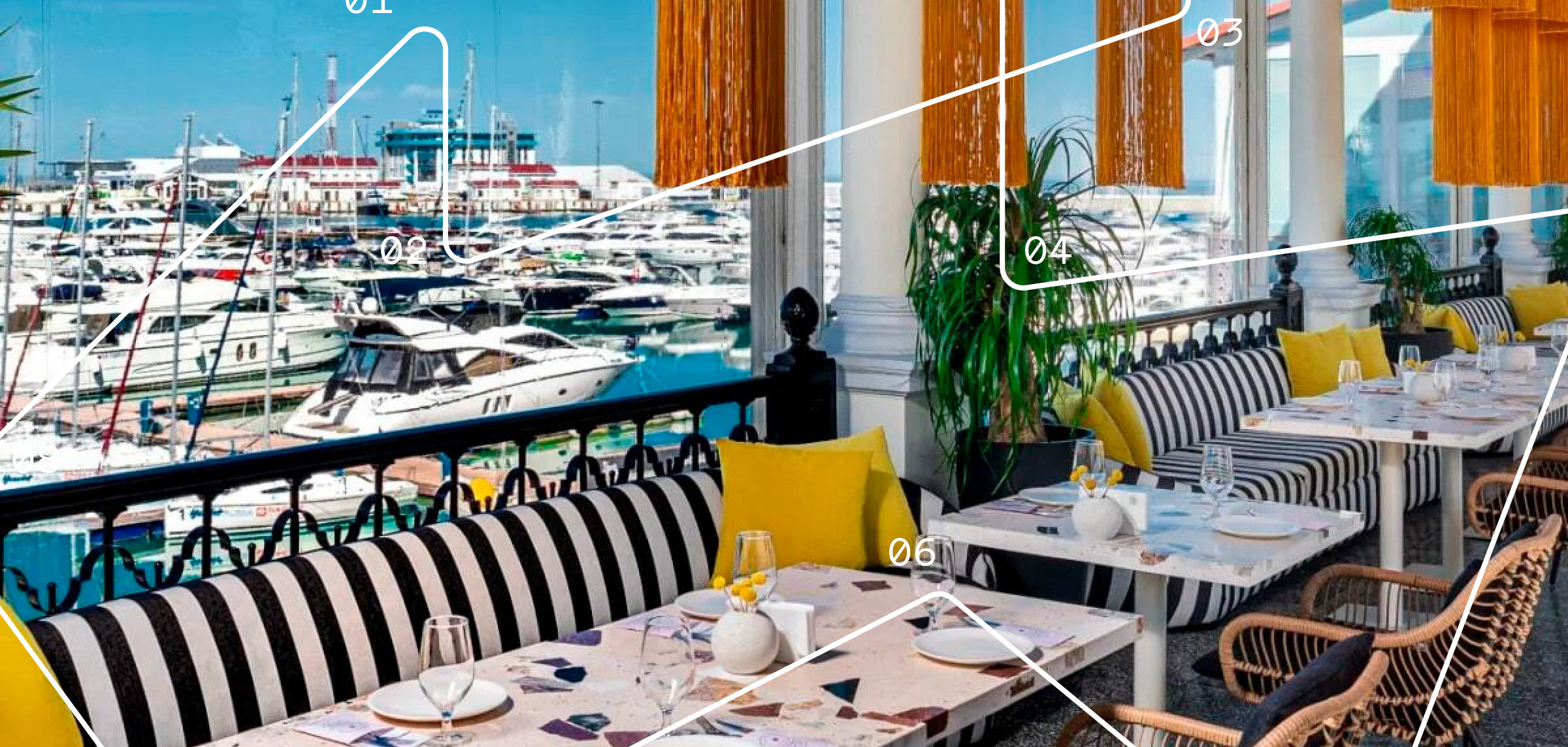 Рестораны и кафе Сочи: завтрак на набережной, обед с видом на яхты и ужин на мягких пляжных диванах