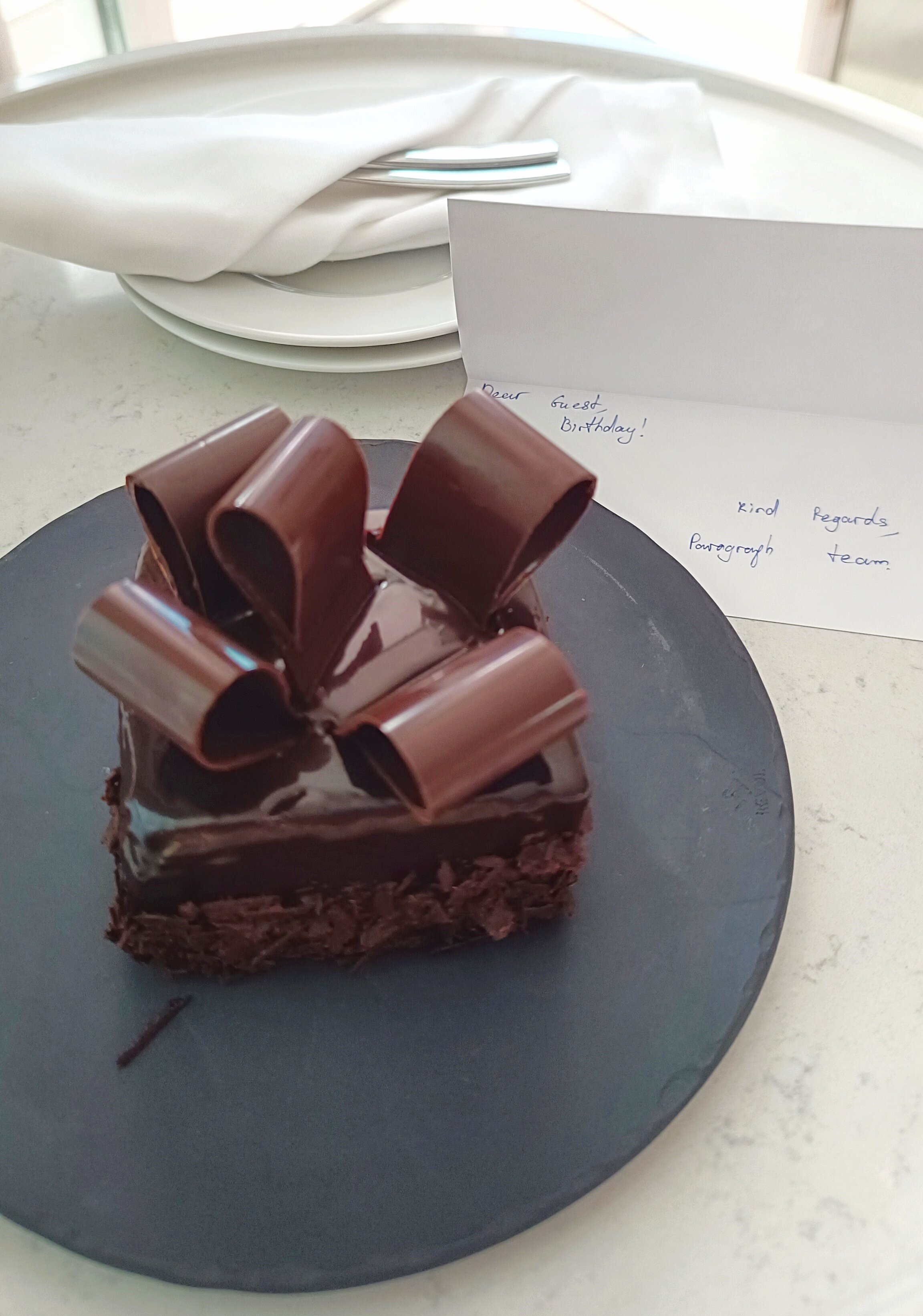 Комплимент от отеля


