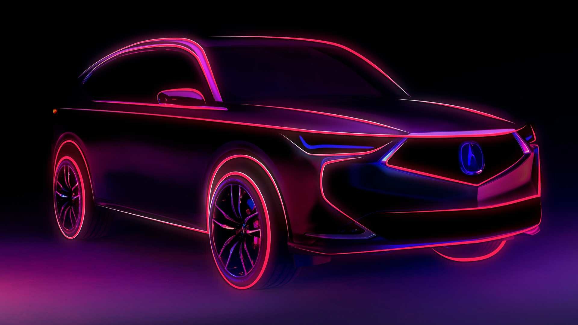 Кроссовер Acura MDX нового поколения показали на видео