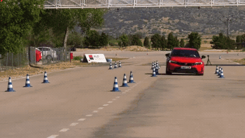 Спорткар Honda Civic Type R не справился с лосиным тестом