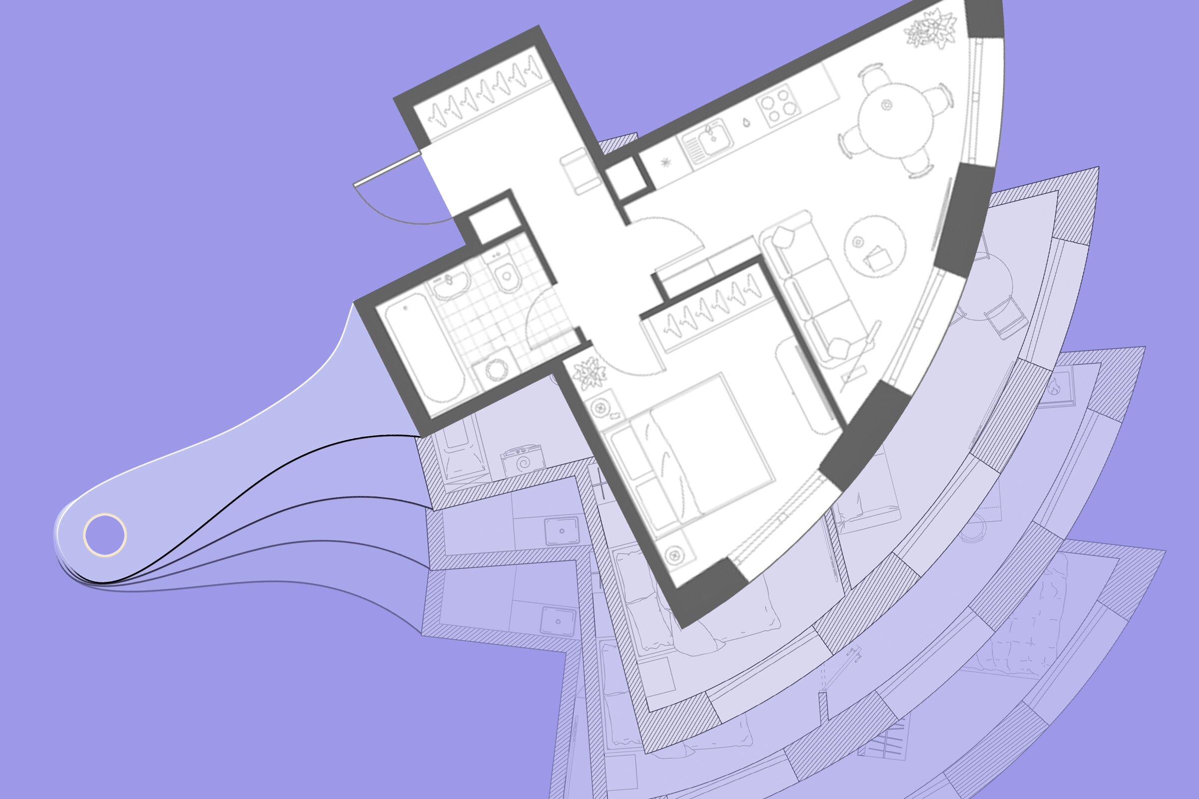 Как улучшить проблемную планировку в маленькой квартире: 3 варианта от дизайнера
