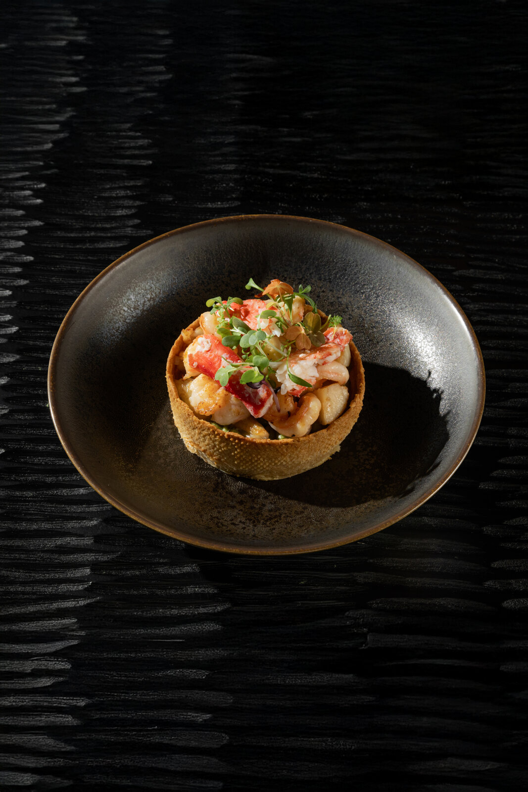 Киш с дальневосточными морепродуктами