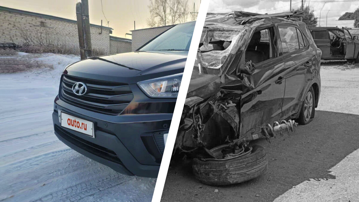 Выгодная Hyundai Creta, которой проломило крышу и оторвало колесо: о чём не рассказывает продавец