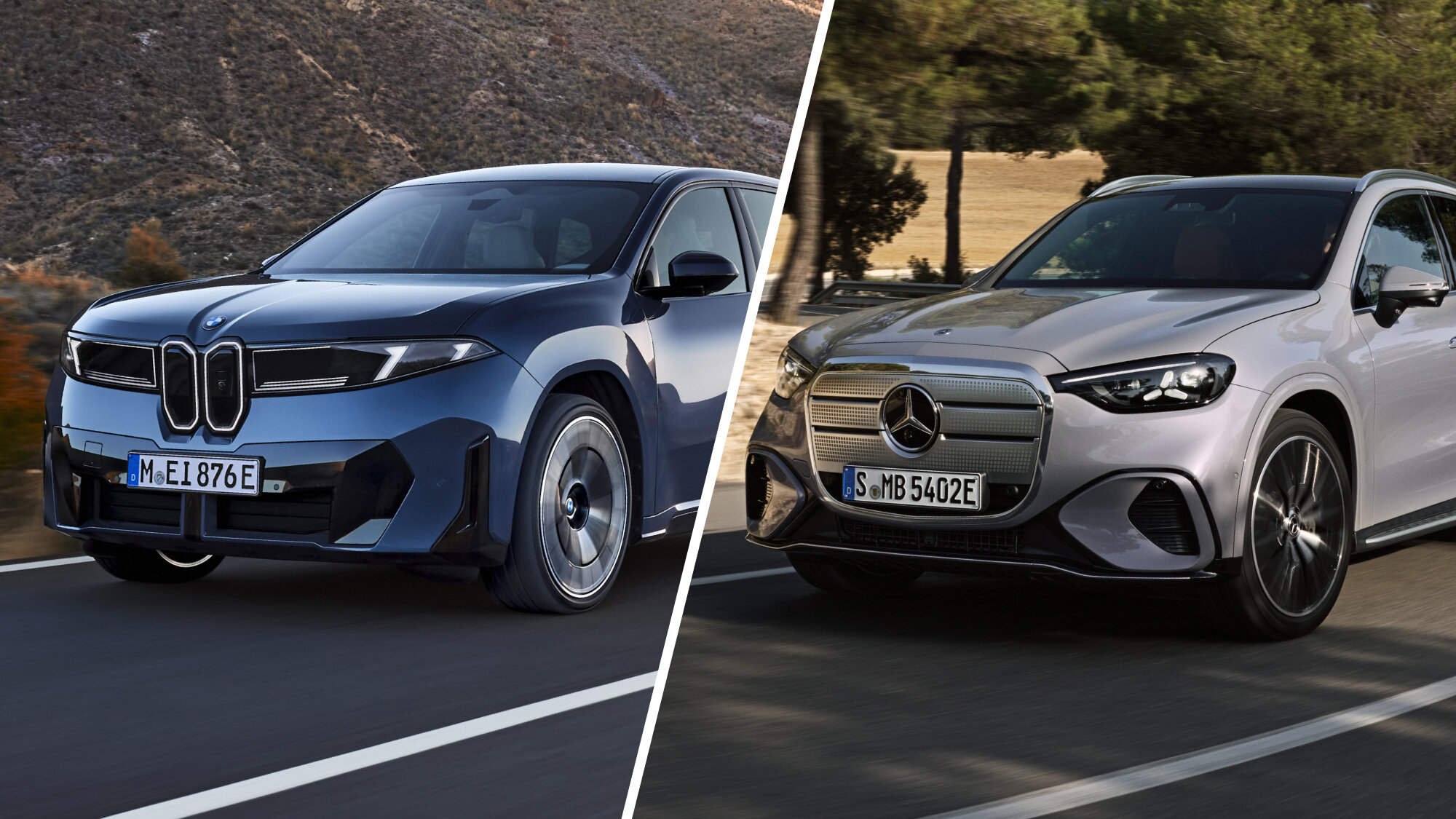 BMW iX3 против Mercedes-Benz GLC: заочная битва супермодных кроссоверов 