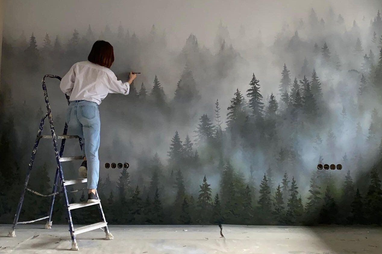 Как роспись стен помогает сделать интерьер особенным: история художницы