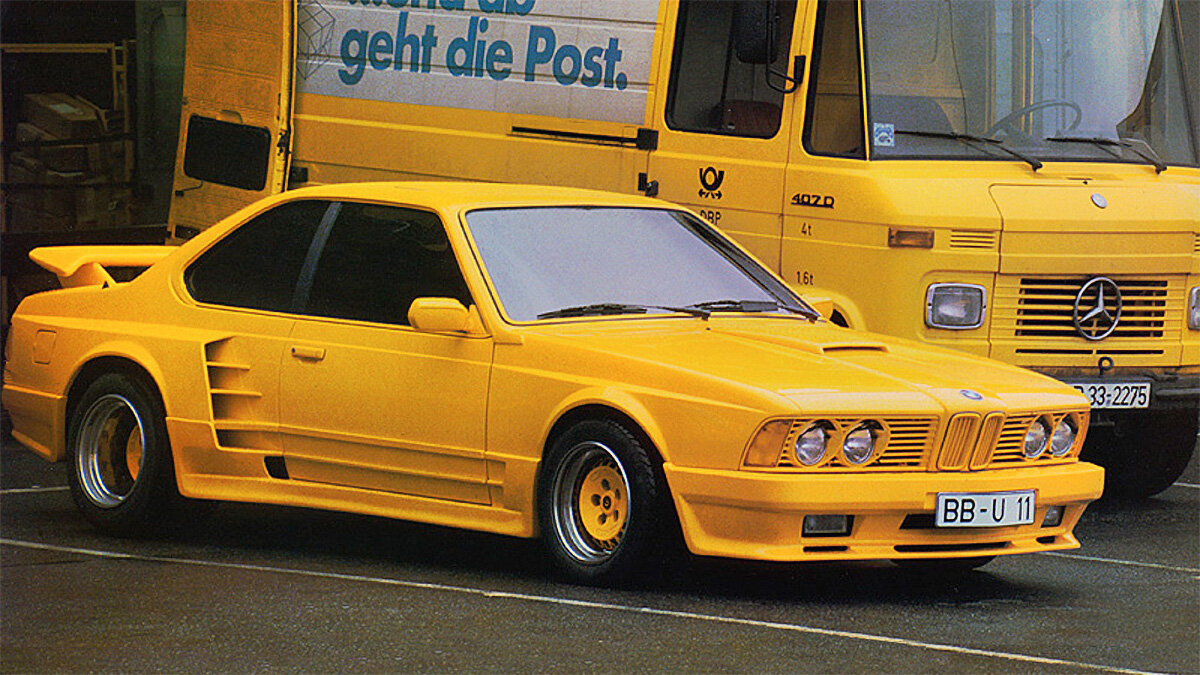 «Шестёрка» BMW в кузове Е24 от Gemballa – классический пример тюнинга 80-х годов