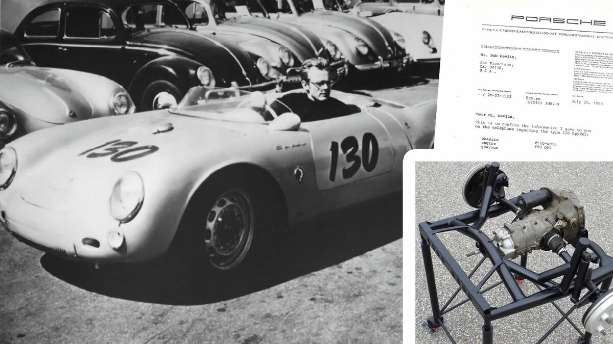 Трансмиссия бесследно исчезнувшего в 1960 году Porsche 550 Spyder «всплыла» на аукционе