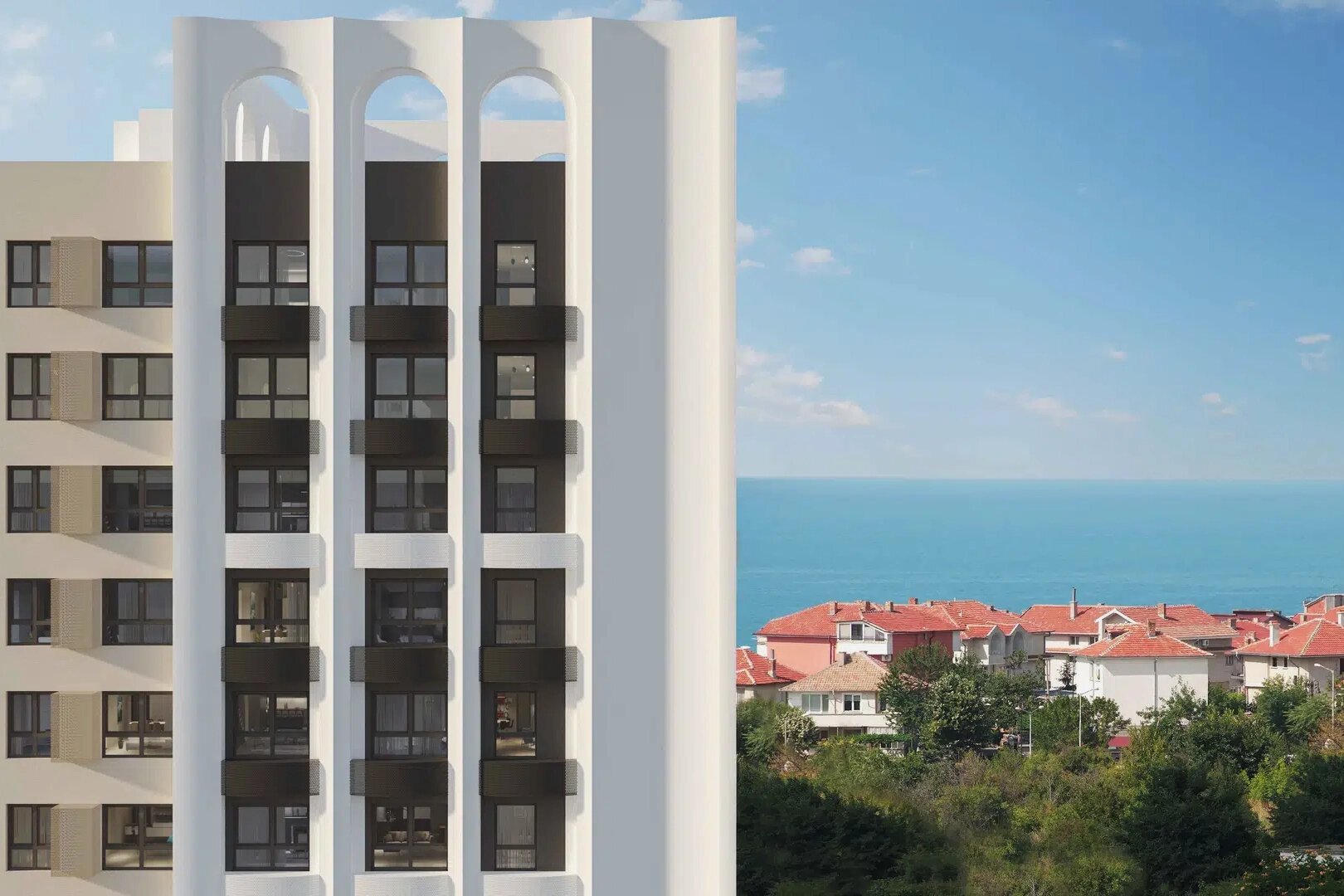 Бассейн и терраса с видом на море: подробный обзор ЖК «Хозяин морей» под Анапой