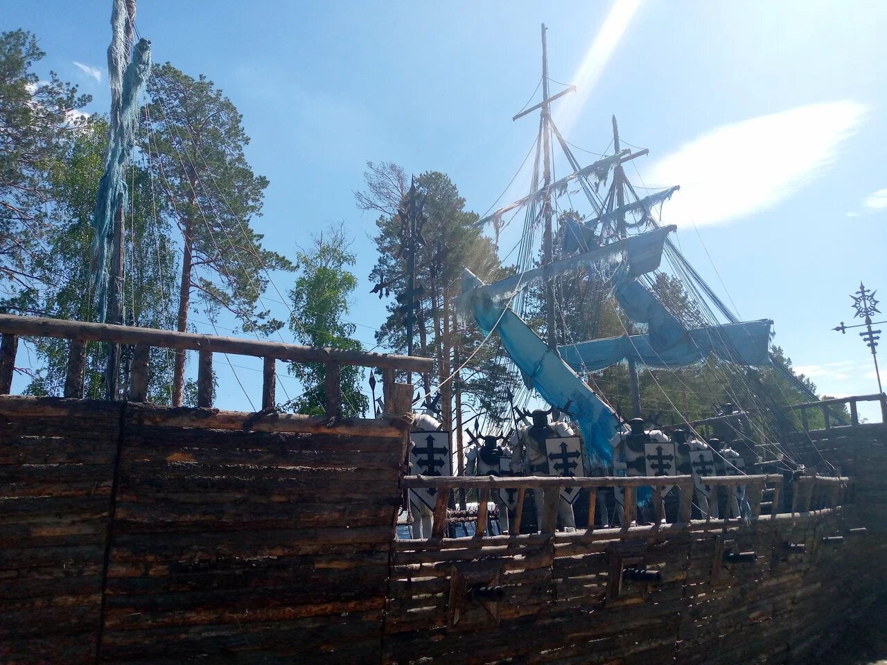 Фрегаты сделали в натуральную величину.